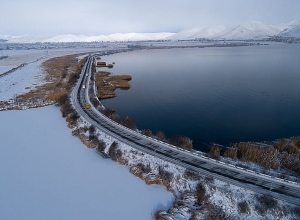Դիլիջանի ոլորաններում տեղում է ձյուն․ Լարսը բաց է