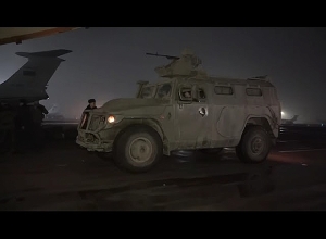 Ռուսական խաղաղապահ առաքելության ժամանումը Ղազախստանի Հանրապետություն