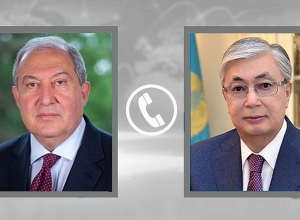 Армен Саркисян провёл телефонный разговор с Касымом-Жомартом Токаевым