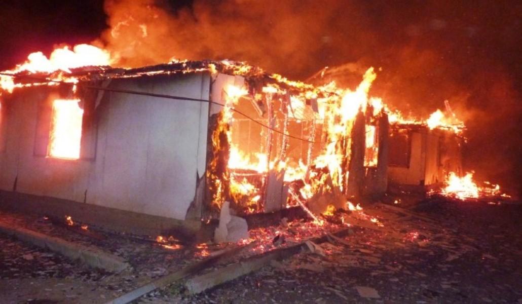 հրդեհ․ վագոն-տնակ