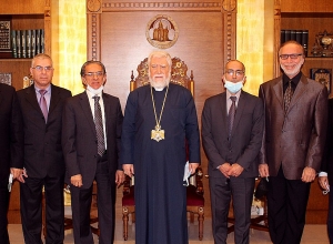 Արամ Ա կաթողիկոսն ընդունել է ՌԱԿ լիբանանի շրջանային վարչությանը