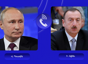 Владимир Путин провёл телефонный разговор с Ильхамом Алиевым