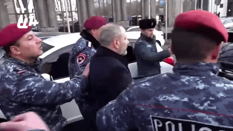 Полиция задержала участника акции