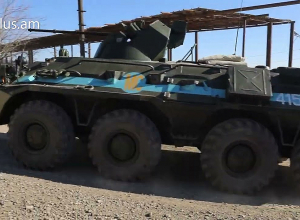 Российские миротворцы патрулировали вдоль линии разграничения в Аскеранском районе Нагорного Карабаха