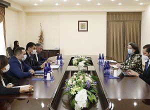Երևանի քաղաքապետ Հրաչյա Սարգսյանը հանդիպել է Եվրոպական ներդրումային բանկի ներկայացուցիչների հետ