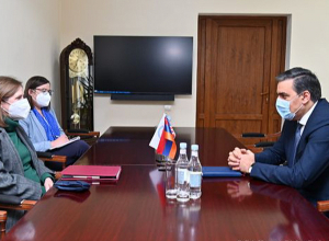 Արման Թաթոյանը հանդիպել է Հայաստանում ԱՄՆ արտակարգ և լիազոր դեսպանի հետ