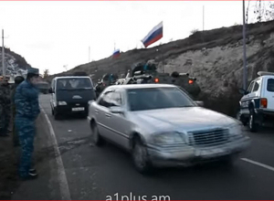 Շուշի-Ստեփանակերտ ճանապարին մեքենան բախվել է ՌԴ խաղաղապահների զրահատեխնիկային