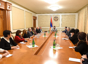 Արայիկ Հարությունյանն ընդունել է «Ի պաշտպանություն Արցախի»  նախաձեռնության անդամներին