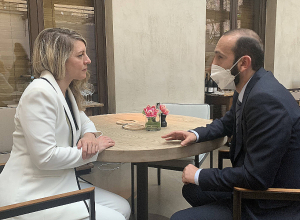 Արարարտ Միրզոյանը հանդիպում է ունեցել Կանադայի գործընկերոջ՝ Մելանի Ժոլիի հետ