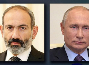 Премьер Пашинян провёл телефонный разговор с Владимиром Путиным