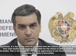 Видеоматериал, опубликованный Арманом Татояном