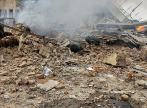 Վիննիցայի օդանավակայանը՝ հրթիռակոծությունից հետո