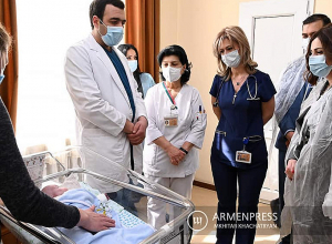 540 գրամ քաշով ծնված երեխան դուրս գրվեց հիվանդանոցից