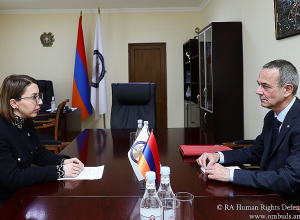 ՄԻՊ Քրիստինե Գրիգորյանն ընդունել է ԿԽՄԿ-ի պատվիրակության ղեկավար Թիերի Ռիբոյին