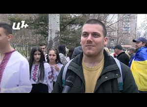 Չեմ ուզում կապ ունենալ ՌԴ-ի հետ, քանի  ղեկավարը Պուտինն է. ռուսաստանցին` Շևչենկոյի արձանի մոտ