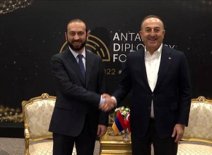 Արարատ Միրզոյանն Անթալիայում հանդիպել է Թուրքիայի արտգործնախարարի հետ