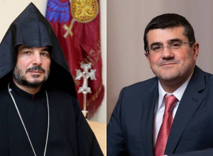 Արայիկ Հարությունյանը շնորհավորական ուղերձ է հղել Արցախի թեմի առաջնորդին