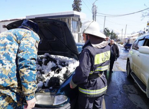 Հրդեհ Ստեփանակերտում, մասնակի այրվել է ավտոմեքենա