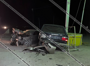 Վթարից հետո մեքենան բախվել է գազակարգավորիչին. սկսվել է գազի արտահոսք. shamshyan.com