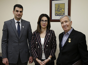 Ճարտարապետ Հրաչյա Գասպարյանին շնորհվել է «Երևան քաղաքի պատվավոր շինարար» կոչում