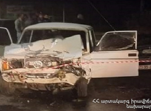 Ապարանում երկու մեքենաների բախումից տուժել է յոթ մարդ․ բոլորն էլ հոսպիտալացվել են