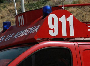 Պարոնյան փողոցի շինարարական կազմակերպության տանիքում հրդեհ է բռնկվել