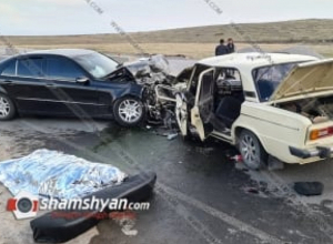 Արագածոտնի մարզում միմյանց են բախվել Mercedes-ն ու 06-ը. կա 1 զոհ, 5 վիրավոր