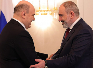 Վարչապետը հանդիպում է ունեցել Միխայիլ Միշուստինի հետ այնուհետեւ մեկնել Նիժնի Նովգորոդ