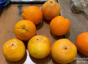 Օղուն բնորոշ հոտով հեղուկ՝ կալանավորի համար բերված մրգերում