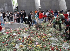 Ապրիլի 24-ի ծաղիկները հավաքվում են՝  երկրորդ կյանք ստանալու համար