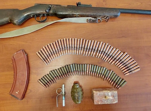 Добровольная сдача нелегального оружия и боеприпасов в отделах областного управления Гегаркуника