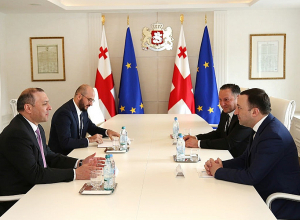 Секретарь СБ Армен Григорян встретился с премьер-министром Грузии Ираклием Гарибашвили