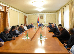 ԱՀ նախագահն ընդունել է մի շարք շինկազմակերպությունների պատասխանատուների