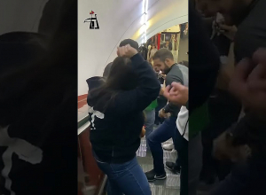 Акция молодёжи АРФД в метро