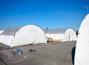 Պրահայում Ուկրաինայից փախստականների համար վրանային քաղաք է բացվել