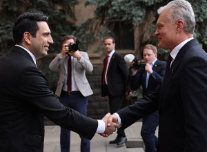 Ален Симонян принял делегацию во главе с президентом Литовской Республики