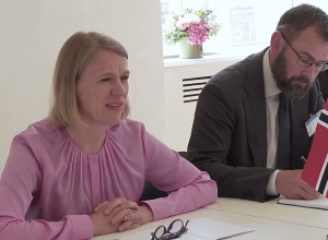 Встреча глав МИД Армении и Норвегии