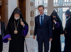 Арам I встретился с президентом Сирии