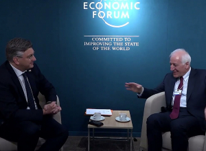 Նախագահ Վահագն Խաչատուրյանը հանդիպել է Խորվաթիայի վարչապետ Անդրեյ Պլենկովիչի հետ