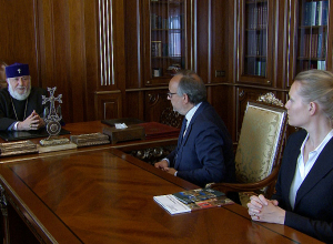 Կաթողիկոսն ընդունել է ԱԼԻՖ-ի գործադիր տնօրենին