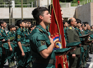 Ավարտական հանդիսավոր արարողություն Մոնթե Մելքոնյանի անվան ռազմամարզական վարժարանում