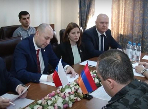 Չեխիայի անվտանգության ուժերի գլխավոր տեսչության պատվիրակության այցը Հայաստան