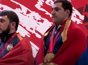 Դավիթ Հովհաննիսյանը` ծանրամարտի Եվրոպայի չեմպիոն, Արա Աղանյանը` փոխչեմպիոն