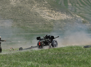 Հրետանավորների հետ անցկացվել են գործնական պարապմունքներ