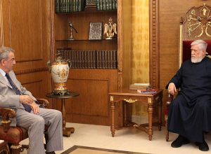 Արամ Ա կաթողիկոսն ընդունել է Վատիկանում Լիբանանի դեսպանին