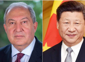Չինաստանի նախագահը շնորհավորել է Արմեն Սարգսյանի տարեդարձը