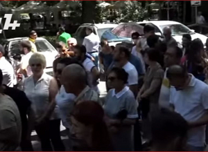 Ակցիայի մասնակիցները փակեցին Վազգեն Սարգսյան փողոցը