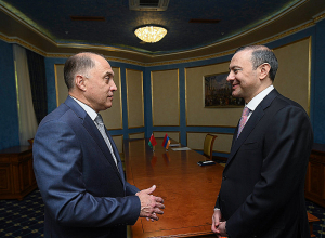 Արմեն Գրիգորյանը հանդիպել է Բելառուսի Անվտանգության խորհրդի պետական քարտուղար Ալեքսանդր Վոլֆովիչի հետ