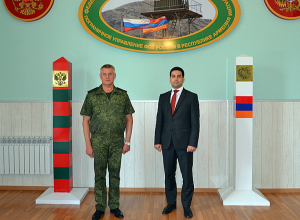 Рустам Бадасян посетил Пограничное управление ФСБ РФ в Армении