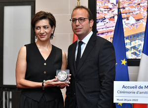 ՀՀ վարչապետի տիկին Աննա Հակոբյանին ընդունել են Նիցցայի քաղաքապետարանում